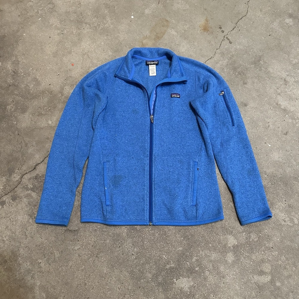 Patagonia Better Sweater Jacket Women S Blue Full Zip Fleece 25541 Heathered
